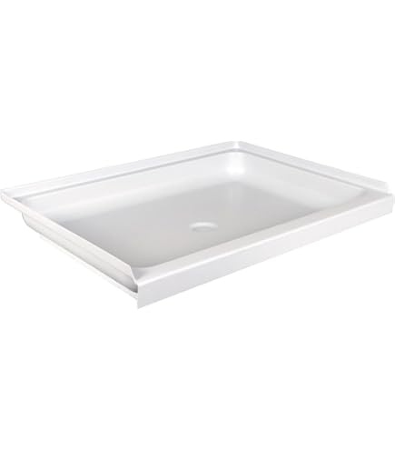 Amazon.com: ICON 15242 Shower Pan Assembly SP2438-PW, Center Drain