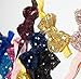 CÉLLOT 15pcs Baby Girl Headbands Sparkly Glitter Sequins 4