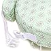 My Brest Friend Original Nursing Posture Pillow, Green Sage Dotted Daisies