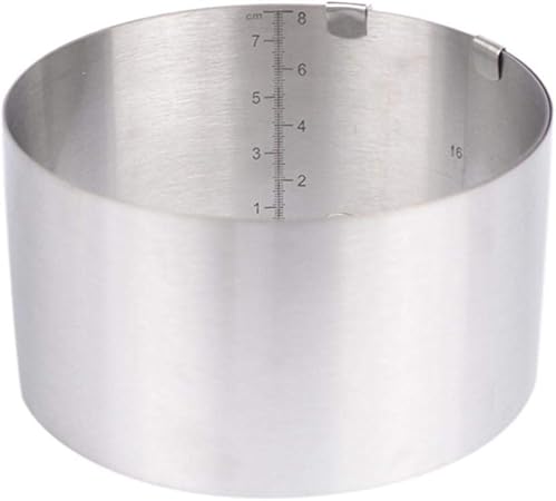 Moule A Gateau Anneaux De Cuisson Avec Echelle En Acier Inoxydable Taille Reglable Cercle De Mousse Cercles Et Cadres Cuisine Maison Centroarco Com