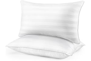 HEYCUZI Pillows King Size 2 Pack for Sleeping - Premium Down Alternative Cooling Bed Pillow for Side, Stomach and Back Sleepe