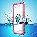 Waterproof Case for iPhone 7 Plus, iThrough Underwater Case for 7 Plus/5.5 Inch, Dustproof, Snow Proof, Shockproof, Heavy Duty Protective Slim Carrying Case Cover Protector for iPhone 7 Plus (Pink)