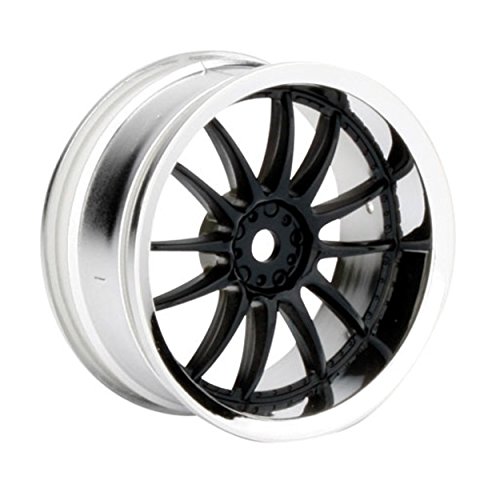 HPI Racing 3286 Work XSA 02C Wheel, 3mm Offset, Chrome and Black