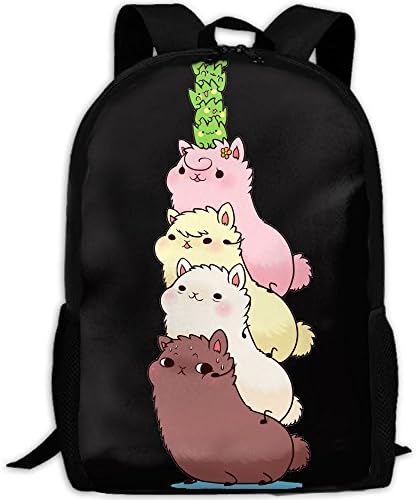 Cute Cats Double Shoulder Backpacks For Adults Traveling Bags Full Print Fashion
