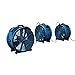 XPOWER X-41ATR 1/3 HP 3600 CFM Variable Speed Axial Air Mover with 3-Hour Timer and Dual Outlets for Daisy Chain, 2.4-Amp at Max Speed