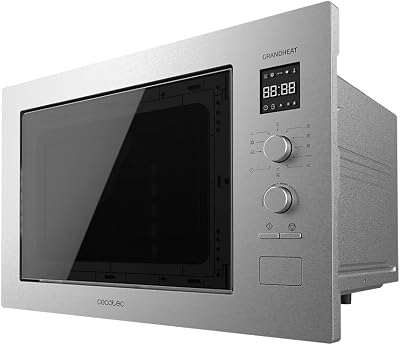 Microonde da Incasso Digitale GrandHeat 2500 Built-In Touch SteelBlack 900 W, da incasso, 25 L, 1000 Watt Grill, 8 funzioni preimpostate, timer, pannello di controllo tattile