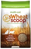 sWheat Scoop Multi-Cat All-Natural Clumping Cat Litter, 14lb Bag (Misc.)
