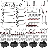 swiftrans Pegboard Hooks Assortments 114 Pack Heavy