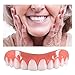 Inkach Denture Teeth, Cosmetic Upper Teeth Veneer Teeth Whitening Denture Model Tooth Shade (White)