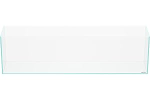 LANDEN 90L 10.8 Gal Rimless Low Iron Aquarium Long Fish Tank, Bookshelf Aquarium, W35.4×D7.87×H9.84 in(90x20x25cm) 6mm Thickness with Black Nano Foam Leveling mat Included