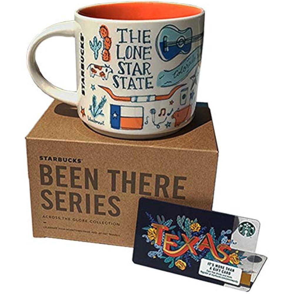 Starbucks Texas Coffee Mug With Limited Edition Gift Card