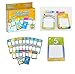 Chidren’s Early Education Cognitive Cards,Reusable Water Reveal Word Card, Water Drawing Doodle Card Book, Doodle Pad, Word Flash Card, Water Painting Graffiti Book Card Magic Drawing Pens for Toddler