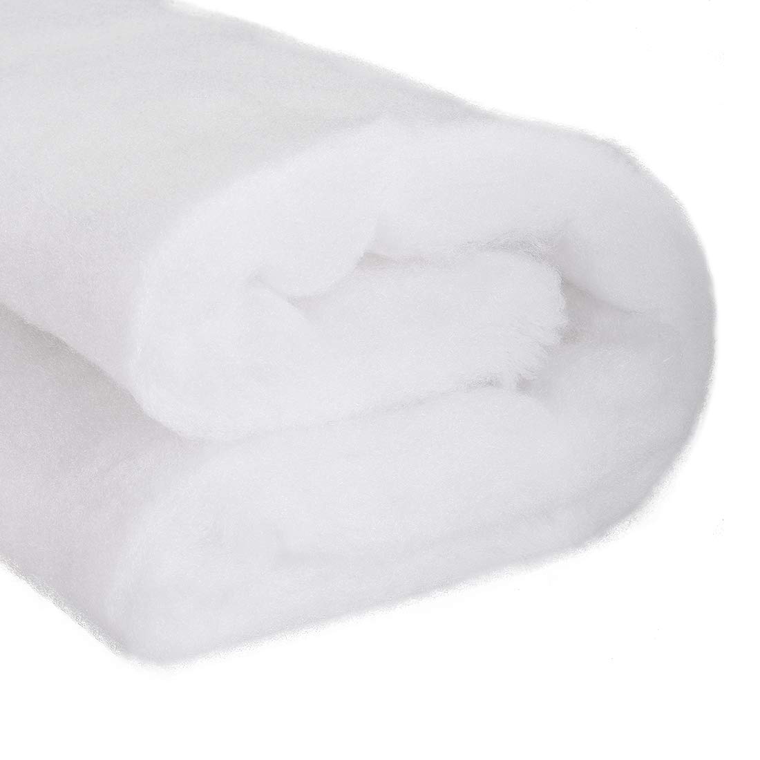 Photo 1 of uxcell Speaker Sound-Absorbing Cotton Polyester Fiber Interior Insulation DIY HiFi Replacement 62x100cm White