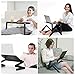 Adjustable Laptop Stand-HOWBIFOOL Portable Folding Computer Stands Table desk with Mouse Pad Side Mount Light Weight Ergonomic Bed Lap Tray pad (Laptop Stand)