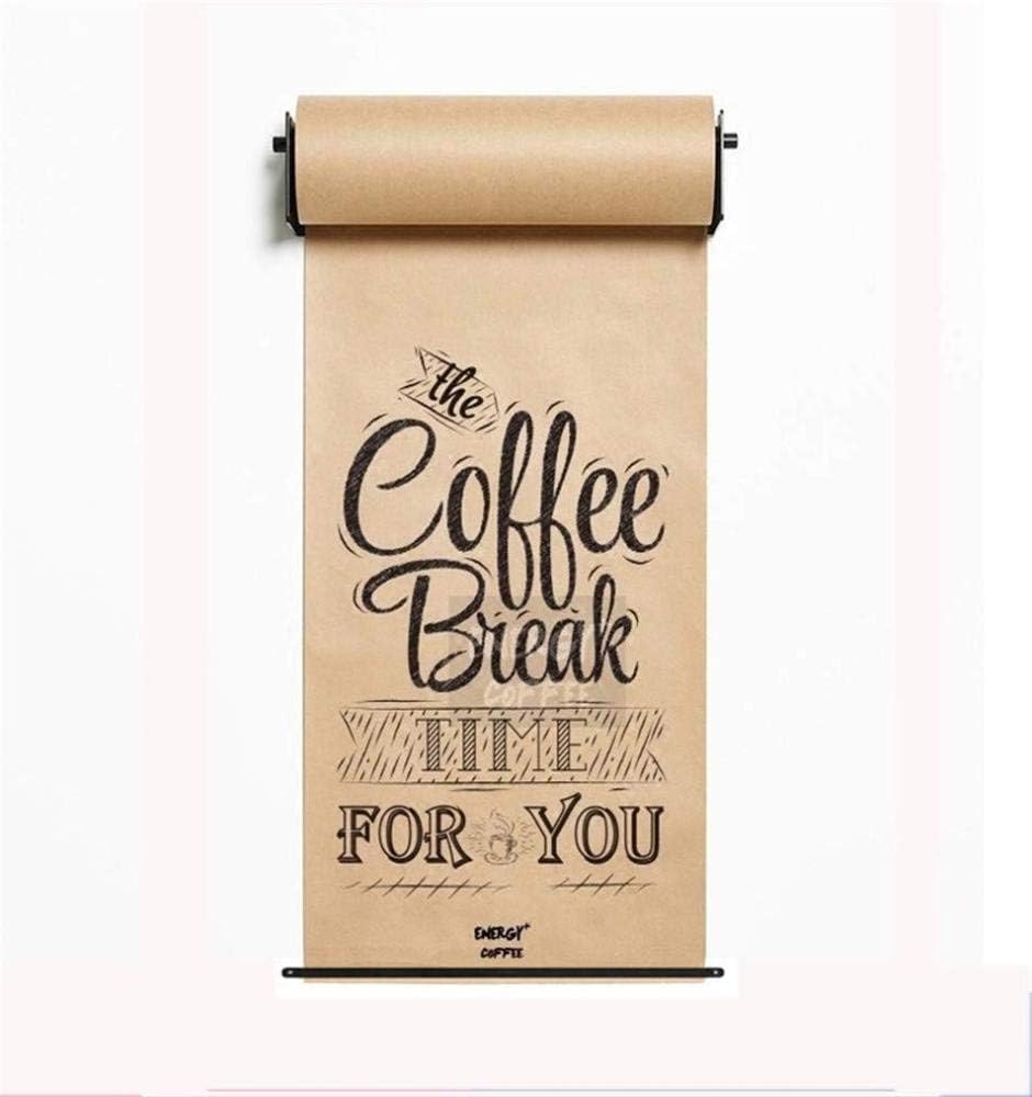 Gadgets Wall Mounted Kraft Paper Roll Holder Paper Dispenser For Office Home And Coffee Shop