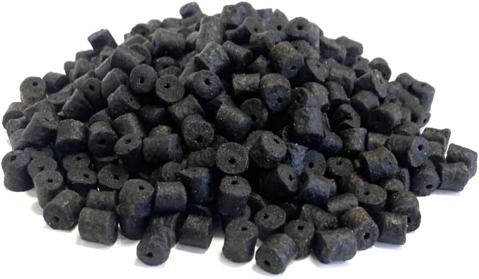 MALTBYS' STORES 1904 LTD Drilled Halibut Pellets Black 8.5mm 1.25Kg Fishing Bait XLCB