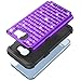 Samsung A5 2017 Case, Galaxy A5 2017 Cute Case For Girls Women, TILL(TM) Studded Rhinestone Crystal Bling Diamond Sparkly Luxury Shock Absorbing Hybrid Defender Rugged Slim Glitter Case Cover [Purple]