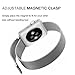 Apple Watch Band, Biaoge Milanese Loop Stainless Steel Wrist Starp Replacement with Aluminum Protective Case for Apple Watch Series 2 Series 1 (42mm Silver)