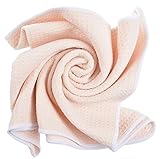 Sinland Microfiber Hair Drying Towel Waffle Weave Bath Towel Extra Large Hand Towels 20Inchx40Inch