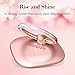 ESR Phone Ring Stand with Bling Crystals, 360° Rotation Ring Holder Finger Grip [Washable] [Removable] Universal Zinc Alloy Kickstand for iPhone 7 7 Plus 6s Galaxy S8 S7 Edge- Rose Gold