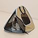 Necoichi Stress-Free Cat Travel Carrier Collapsible Gray White for 2 cats, for indoor cats small medium large cats(Beige)