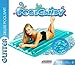 Poolcandy Inflatable Deluxe Pool Raft, Blue Glitter