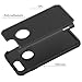 iPhone 8 Plus Case, iPhone 7 Plus Cover, OEAGO [Drop Protection] [Shock Proof] Hybrid Dual Layer Rubber Plastic Impact Defender Rugged Hard Case Shell for Apple iPhone 8 Plus / 7 Plus - Black