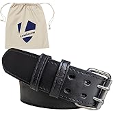 Leatherow 2" Wide Leather Tool Belt for Men, Adjustable Oil-Tanned Heavy Duty Belt for Workers, Durable Leather Utility Belt