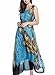 Wantdo Women's Peacock Printed Bohemian Summer Maxi Dress US 16