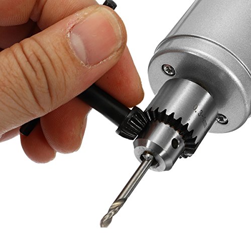 HITSAN Micro Aluminum Portable Handheld Drill DIY Mini Electric Hand Drill Adjustable Variable Speed