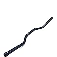 HTTMT- Universal 1" Tracker Bars Handlebars Dimpled - [Black] Compatible with H-D Bikes/Bobber/Choppers/Custom Motorcycle