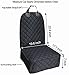 Bonve Pet Dog Front Seat Cover, Waterproof Pets Car Seat Covers with One Dog Safety Belt Universal Size for Cars, Trucks and SUV, Black