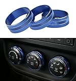 Hooke Road Blue Air Conditioning Switch Cover Trim for 2011-2018 Jeep JK Wrangler & Unlimited