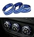 Opar Blue Audio Air Conditioning Button Cover Trim for Jeep Wrangler JK JKU Compass Patriot 2011-2017