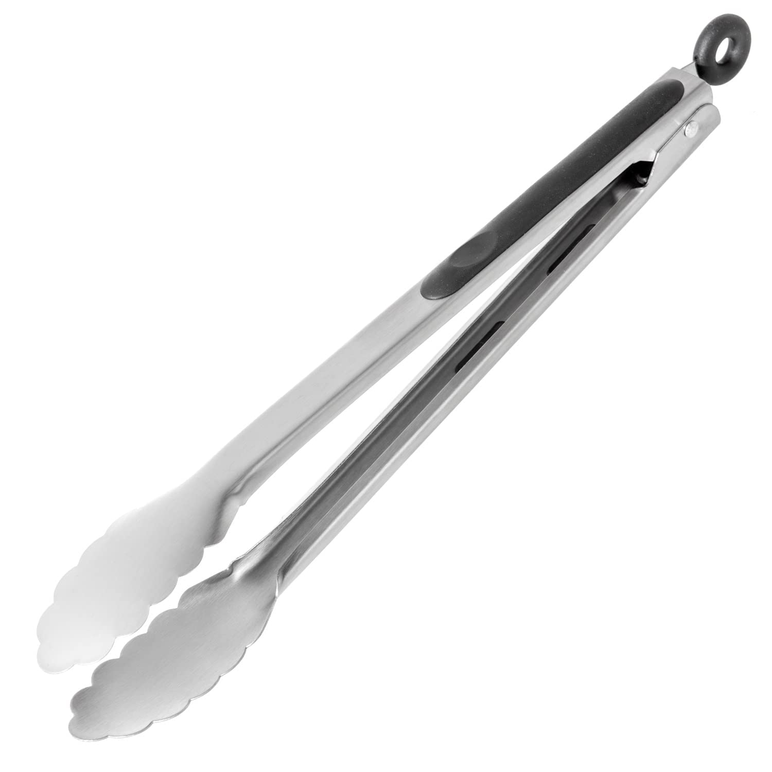Premium Grill Tongs Kitchen Tongs Universal Tongs Made of Stainless Steel with Silicone for Grilling, Cooking, Baking & Serving