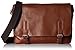 Fossil Graham East West Leather Cognac Messenger Bag, Cognac