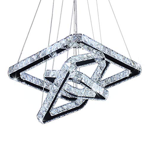 Photo 1 of *****************MISSING PIECES*****************
Modern Crystal Chandeliers LED Square Chandelier Pendant Lights Chandelier Pendant Light 8/12/16 inches Cool White(Cool Square20/30/40)