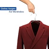 1Above 25x Premium Rubber Coated Hangers Grey 0.4cm Thick Heavy Duty view 6