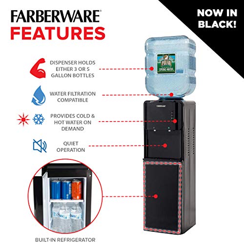 Farberware FWWD419 Freestanding Hot and Cold Water Cooler Dispenser