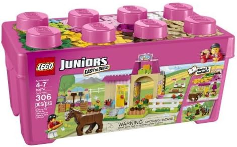 Bridle for the Horse, Flower Pots, Flowers & Tasty Carrots for the Horse Farm by LEGO Juniors
