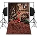Wensltd Clearance! Christmas Backdrops Tree Vinyl 3x5FT Fireplace Background Photography Studio (D)