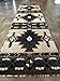 Southwest Native American Runner Area Rug Berber Beige Concord Design C318 (2 Feet X 7 Feet )