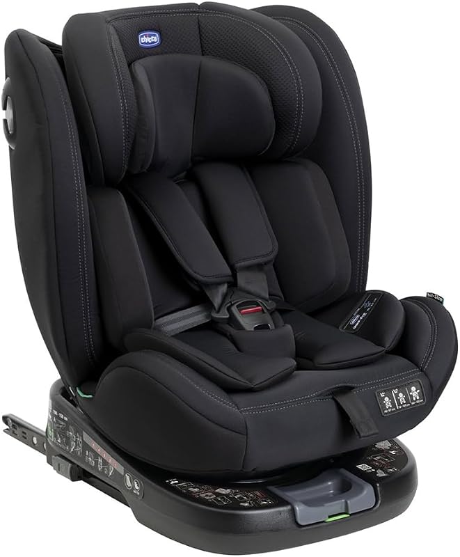 Unico Evo I-Size, Seggiolino Auto 0-36 Kg, omologato ECE R129/03, Isofix Girevole A 360° E Reclinabile, Gruppo 0+/1/2/3 Da 0 A 12 Anni