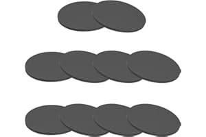 PATIKIL Rubber Solid Discs Washers, 10 Pcs 60mm OD x 2mm Thick Rubber Round Gasket Pad Bushings Spacer Washer for DIY Gasket 