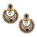 Rich polki and Faux bridal festival india ethnic adiva blue earring PSEAZ013BL