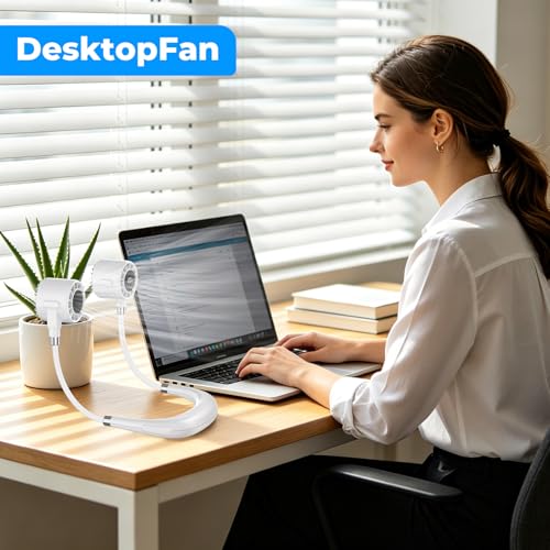 Silent Neck Fan, Portable Neck Fan 6 Speeds, 10000 RPM, 4000mAh Battery (5-16H), Neck Fan with Long Lasting Battery, Neck Fan for Men Women Amazon