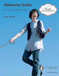 Vêtements faciles en lin et en coton