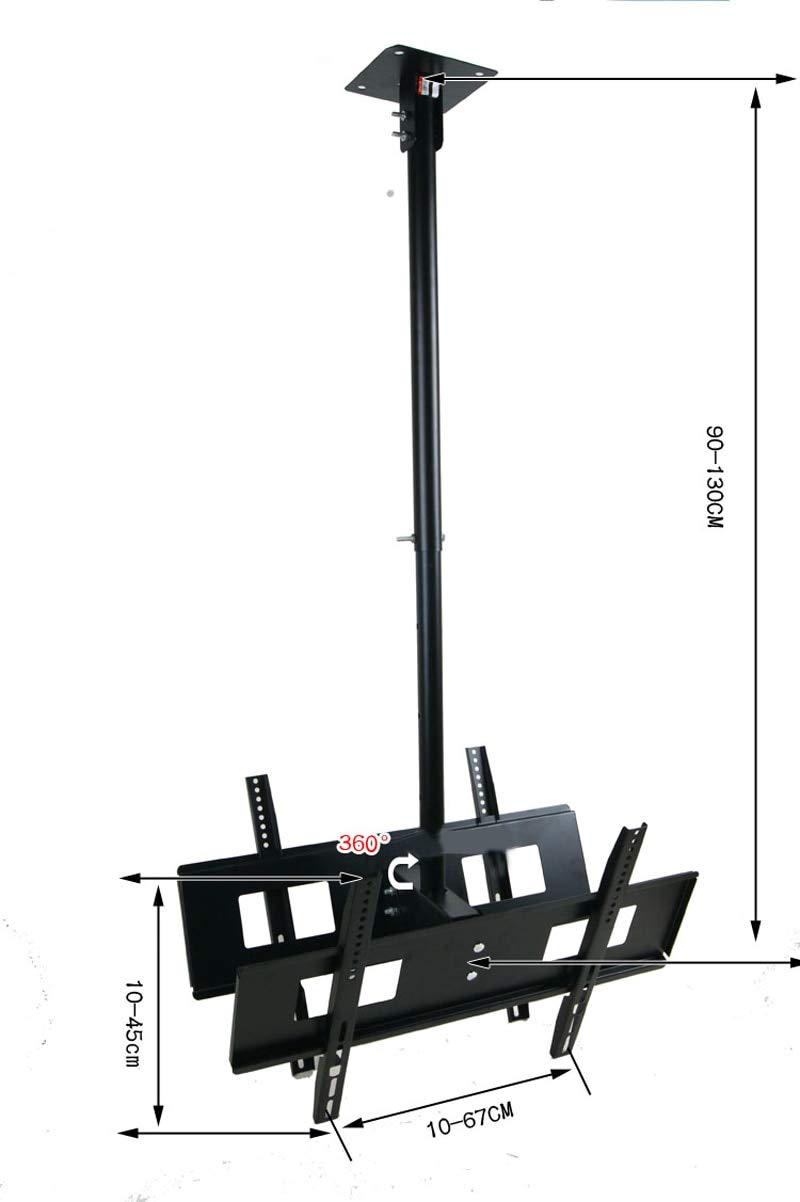 Amazon Com 30 65 Inch Dual Screen Led Lcd Tv Ceiling Mount Free