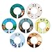 Baby Nest Designs Closet Dividers for Baby Clothes - 7X Baby Clothing Size Age Dividers from Newborn Infant to 24 Months - Woodland Animals Baby Clothes Dividers and Nursery Closet Organizer