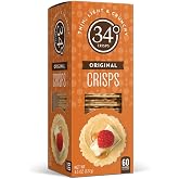 34 Degrees Crisps | Original Crisps | Thin, Light &amp; Crunchy Crisps, Single Pack (4.5oz)